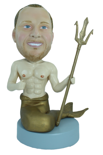 Custom bobblehead with Zeus body