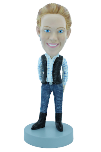 Figurine personnalisée en fan de country