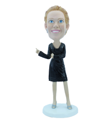 Personalized bobbleheads "Elegant woman"