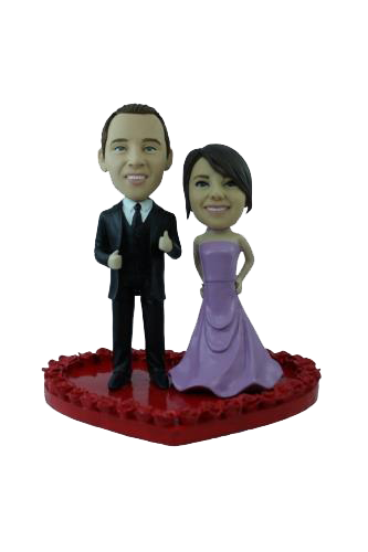 Custom wedding bobblehead 