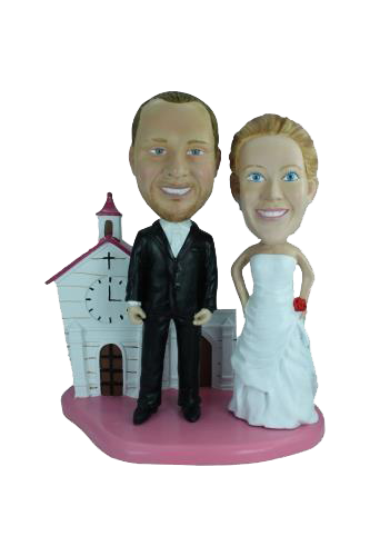 Custom wedding bobbleheads 