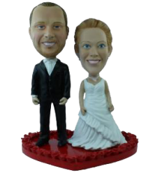 Custom wedding bobbleheads 