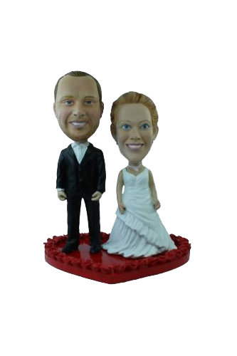 Custom wedding bobbleheads 