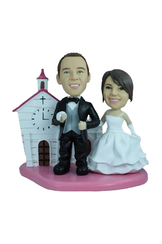 Custom wedding bobbleheads 