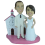 Figurine personnalisée mariage "Mariage catholique"