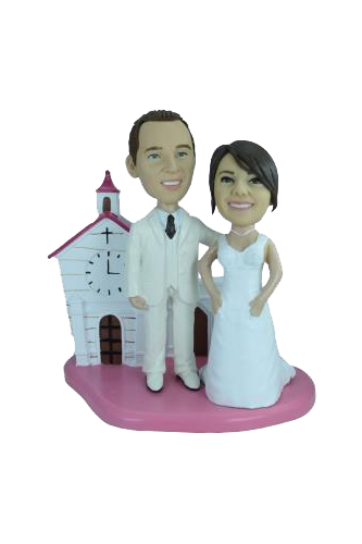 Custom wedding bobbleheads 