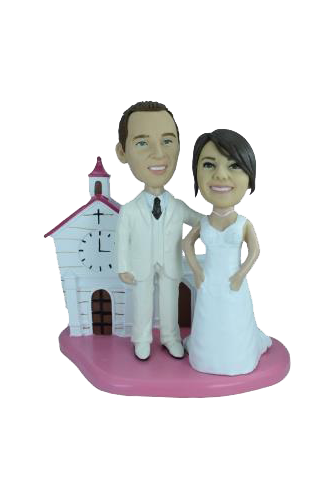Figurine personnalisée mariage à l'église