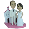 Figurine personnalisée mariage à l'église