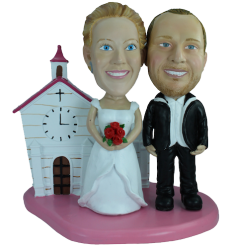 Custom wedding bobbleheads 