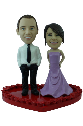 Custom wedding bobbleheads 