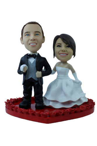 Custom wedding bobbleheads 