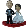 Custom wedding bobbleheads 