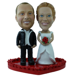 Custom wedding bobbleheads 