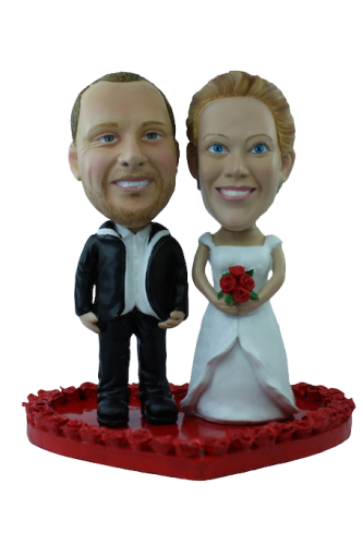 Custom wedding bobbleheads 