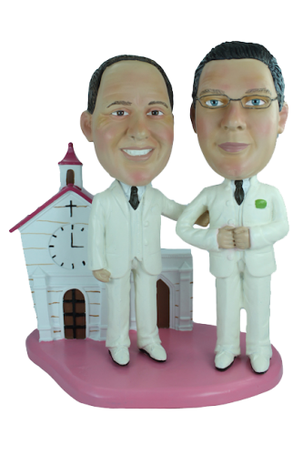 Custom wedding bobbleheads 