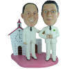 Custom wedding bobbleheads 