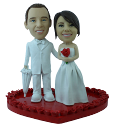 Custom wedding bobbleheads 