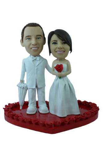 Custom wedding bobbleheads 