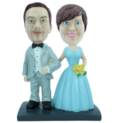 Custom wedding bobbleheads 