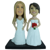 Figurine personnalisée mariage lesbien 