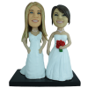 Personalisierte Figur hochzeitspaar Lesben  