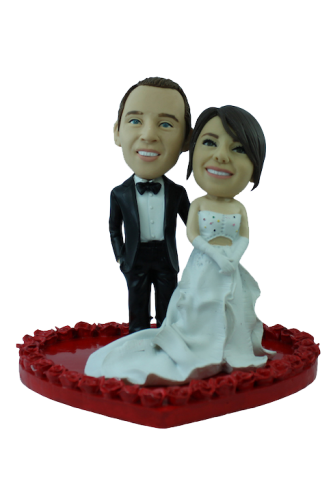 Custom wedding bobbleheads 