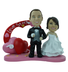 Custom wedding bobbleheads 