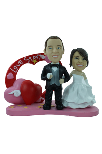 Custom wedding bobbleheads 