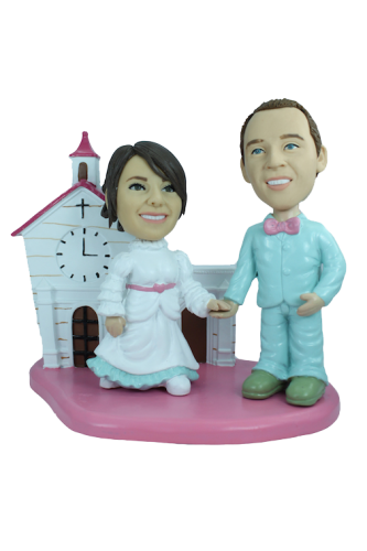 Custom wedding bobbleheads 