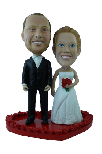 Custom wedding bobbleheads 