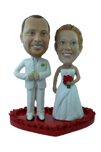 Custom wedding bobbleheads 