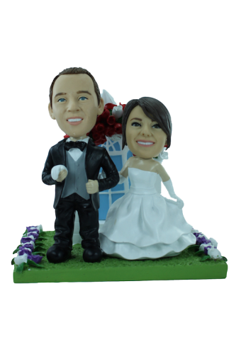 Custom wedding bobbleheads 