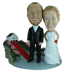 Custom wedding bobbleheads 