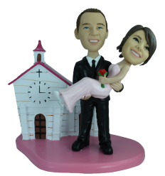 Custom wedding bobbleheads 