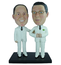 Custom wedding bobbleheads 