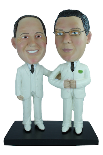 Custom wedding bobbleheads 