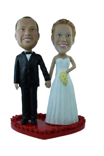 Custom wedding bobbleheads 