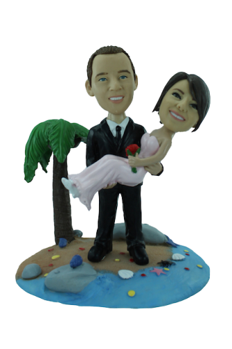 Custom wedding bobbleheads 