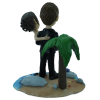 Figurine personnalisée mariage île