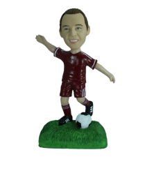 Custom bobblehead football action