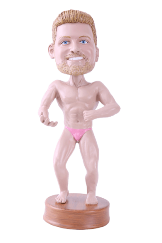 Figurine personnalisée homme musclé