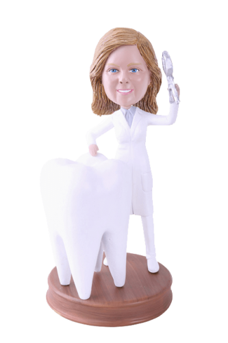 Figurine personnalisée femme dentiste