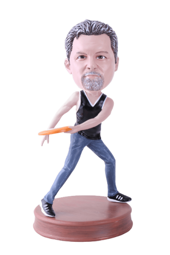 Figurine personnalisée frisbee