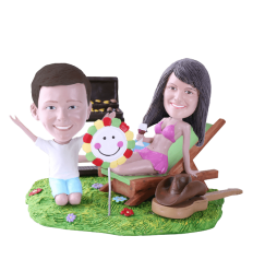 Figuras personalizadas de pareja 