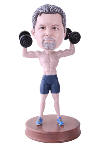 Figurine personnalisée musculation