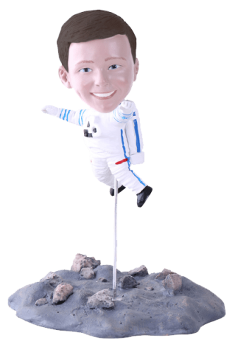 Figurine personnalisée astronaute lune