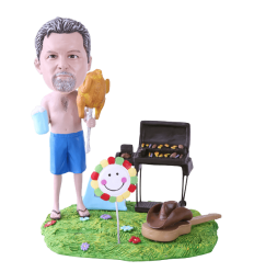 Figurine personnalisée barbecue