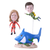 Figuras personalizadas de pareja 