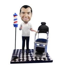 Custom bobblehead barber