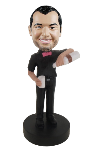 Custom bobblehead Barman